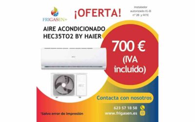 Aire acondicionado HEC by Haier HEC35TO2 por 700 €, IVA incluido